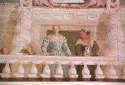 Paolo  Veronese Giustiana Barbaro and her Nurse (mk08) Sweden oil painting artist